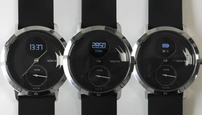 Nokia Steel HR Display Examples