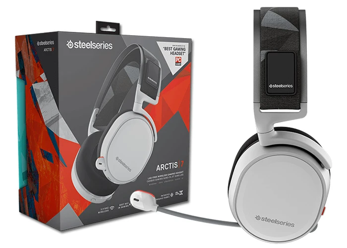 SteelSeries Arctis 7 Gamign Headset White