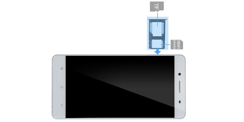 Cubot X17 sim card slot