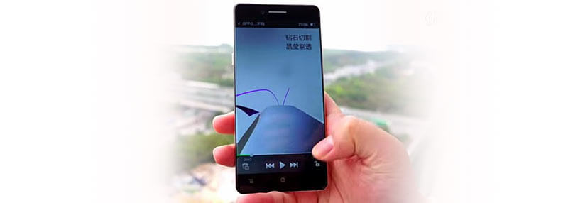 Oppo Bezel-less phone