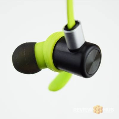 VTIN Peashooter Wireless Earbud zoomed in