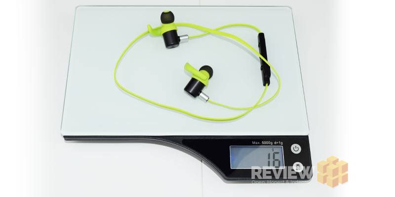 VTIN Peashooter Wireless Earbuds on scales