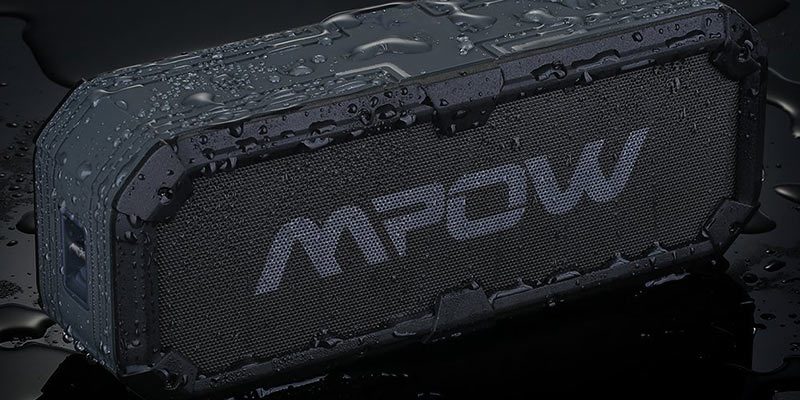 MPOW Armour Plus speaker in rain