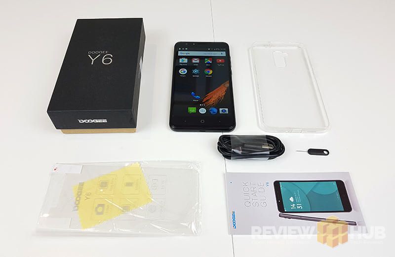 Doogee Y6 Box Contents