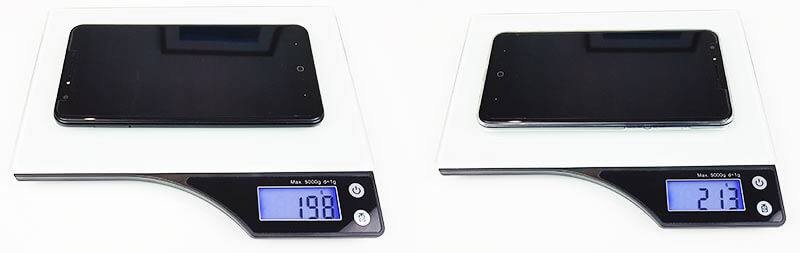 Doogee Y6 Phone Weight