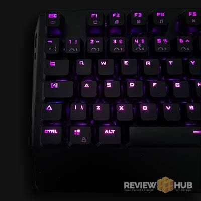 Reidea RGB Gaming Keyboard Purple LEDs