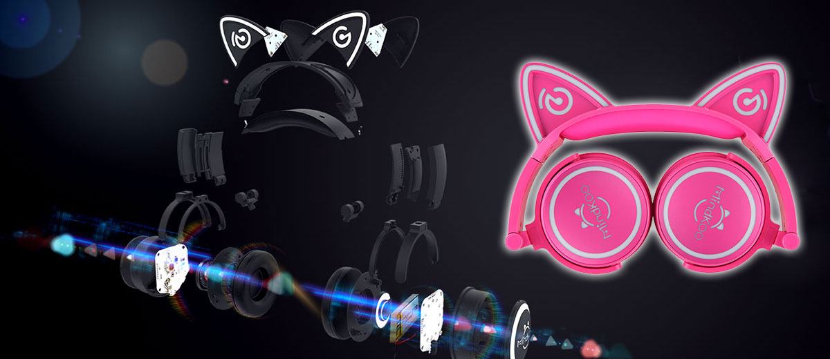 MindKoo Cat Ears Unicat Headphones