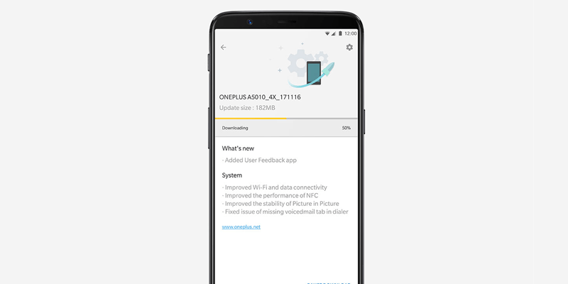 OnePlus 5T Oreo Update