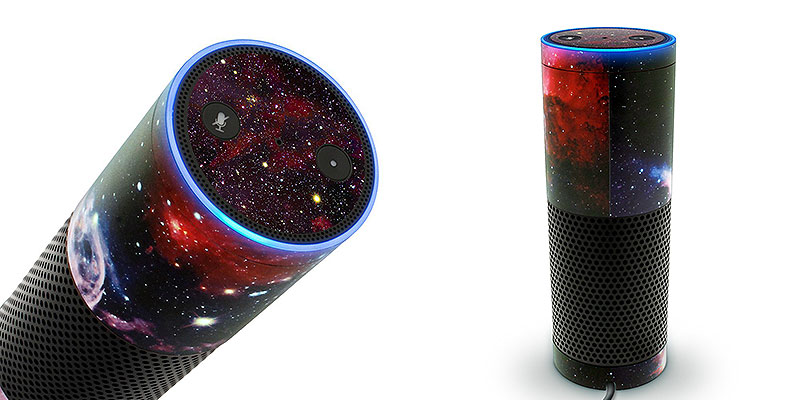 Amazon Echo Nebula Skin
