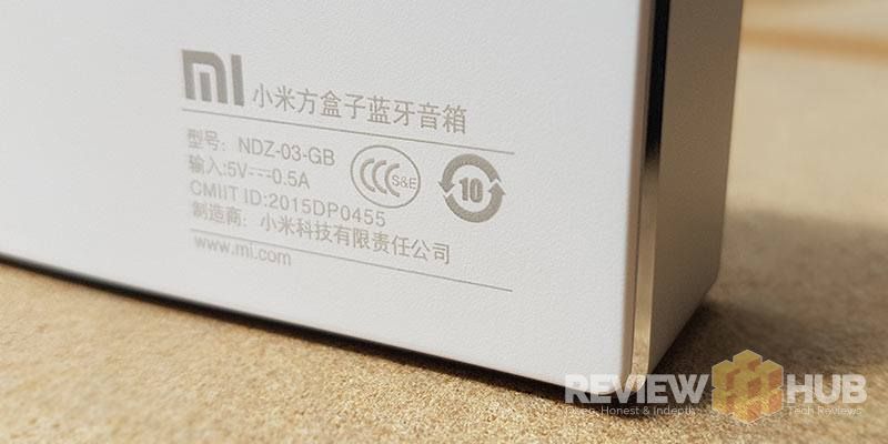 Xiaomi Mi Square Box Specs