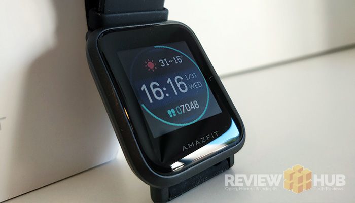 Amazfit Bip Fitness Smartwatch Display