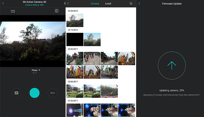 Xiaomi Mijia Mini Action Camera Mi Home Companion App