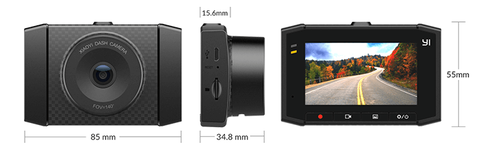 Yi Ultra Dash Cam Black