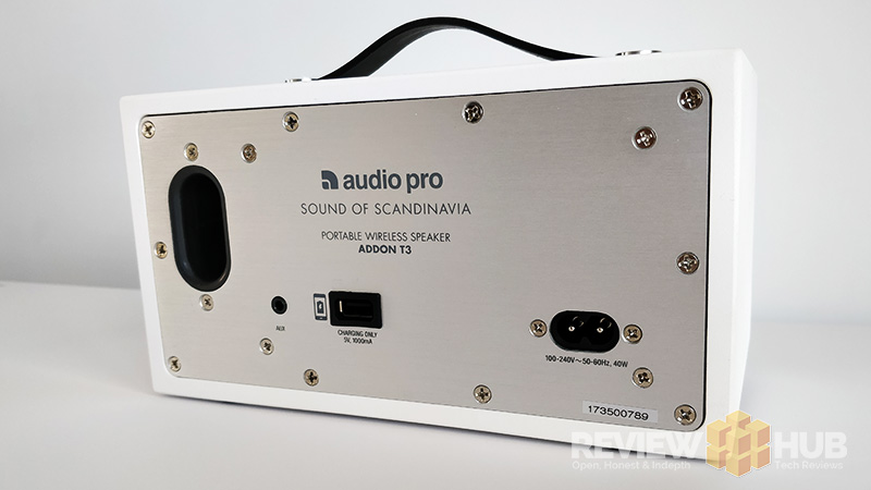 Audio Pro Addon T3 Speaker Connectivity Ports