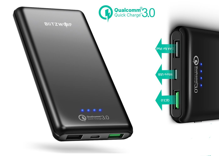 BlitzWolf-QC3.0-Power-Bank BlitzWolf P6 QC3.0 Charger