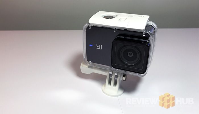 Yi Discovery 4K Action Cam in Waterproof case