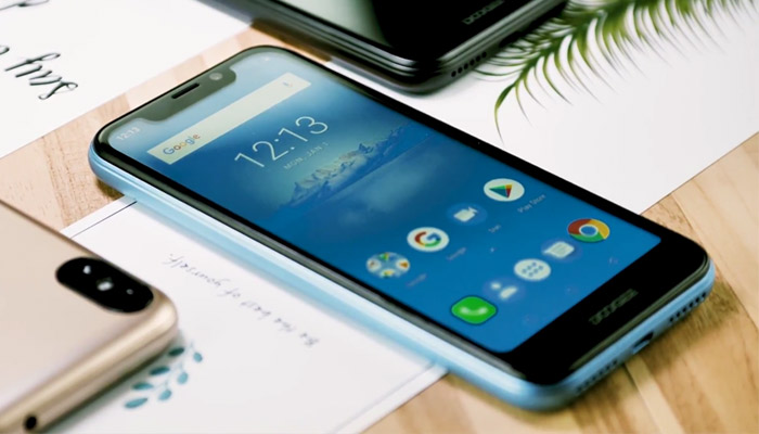 Doogee X70 Design-Blue Doogee X70 Blue Phone