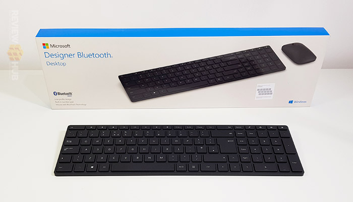 Microsoft Designer Bluetooth Keyboard in box