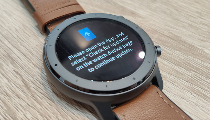 Amazfit GTR Software Update