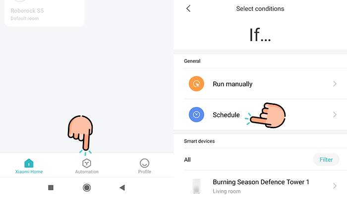 Xiaomi Home Scheduling