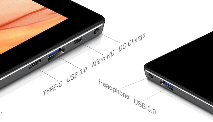 Chuwi UBook Pro Ports